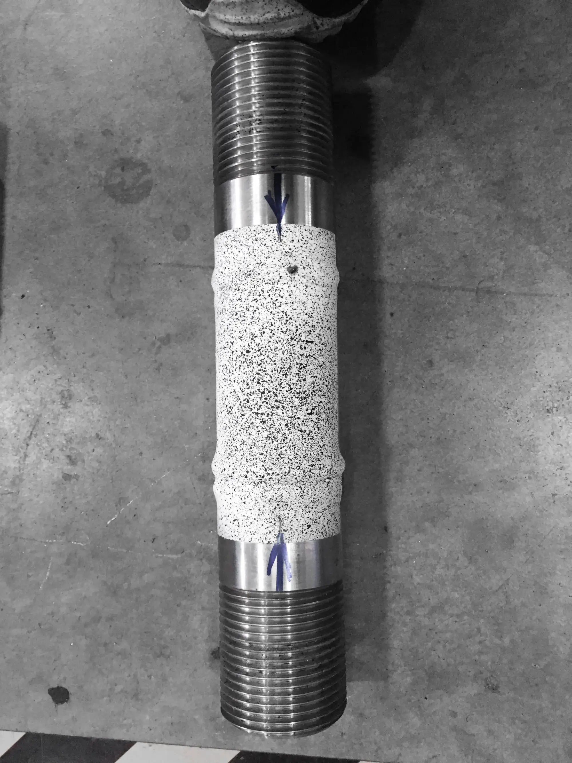 Automotive Tube Before the Axial Compression Testing, FADI-AMT